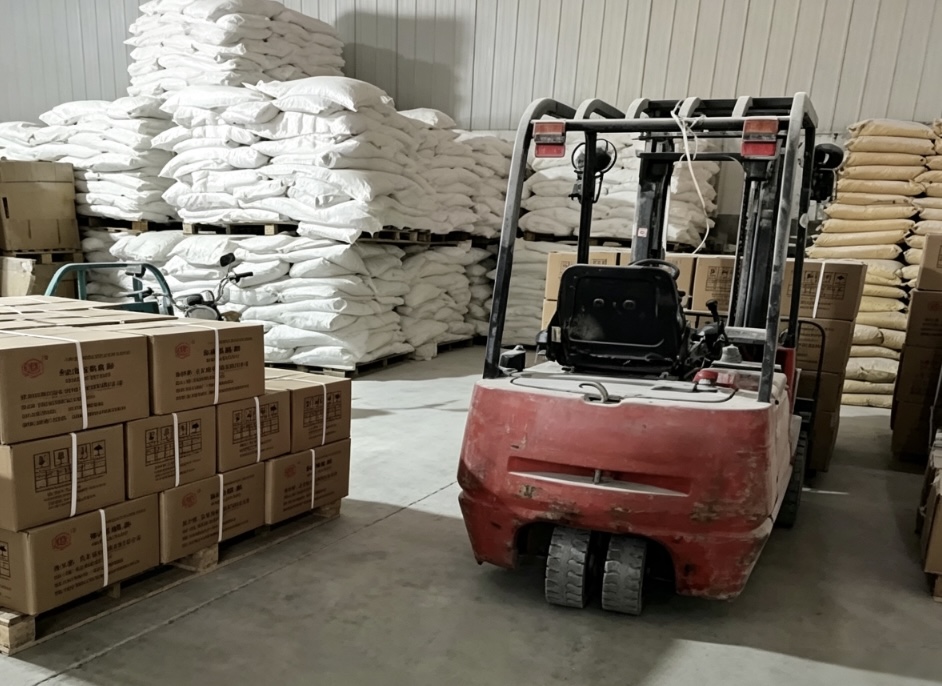 powder‑rubber‑warehouse‑order‑dispatching‑forklift‑yudahang